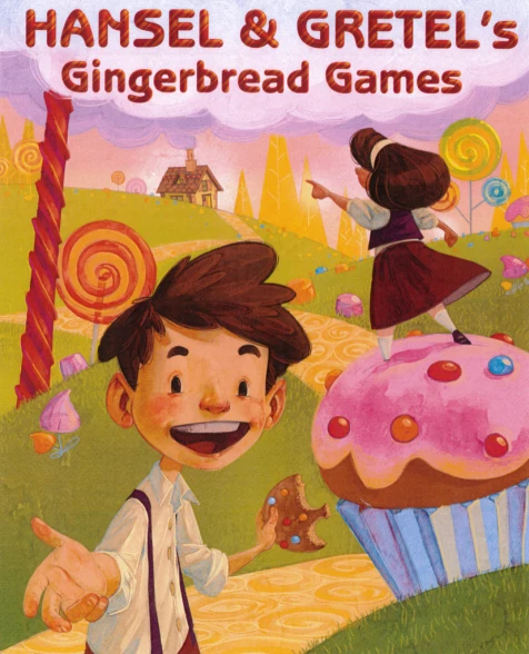 Poster for "Hansel & Gretel's Gingerbread Games."